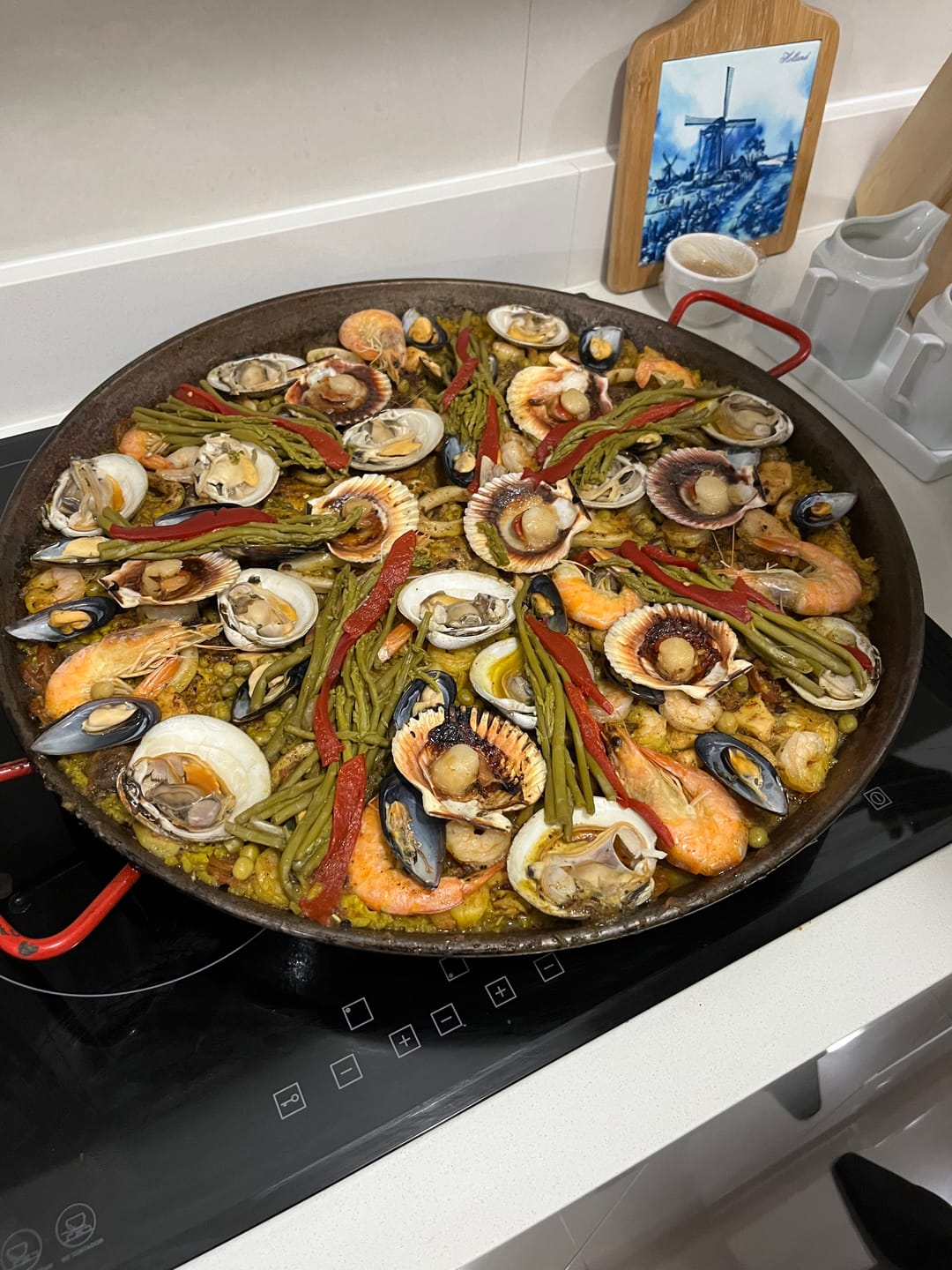 Customer photo review of Paella Mixta 10 a 18 personas