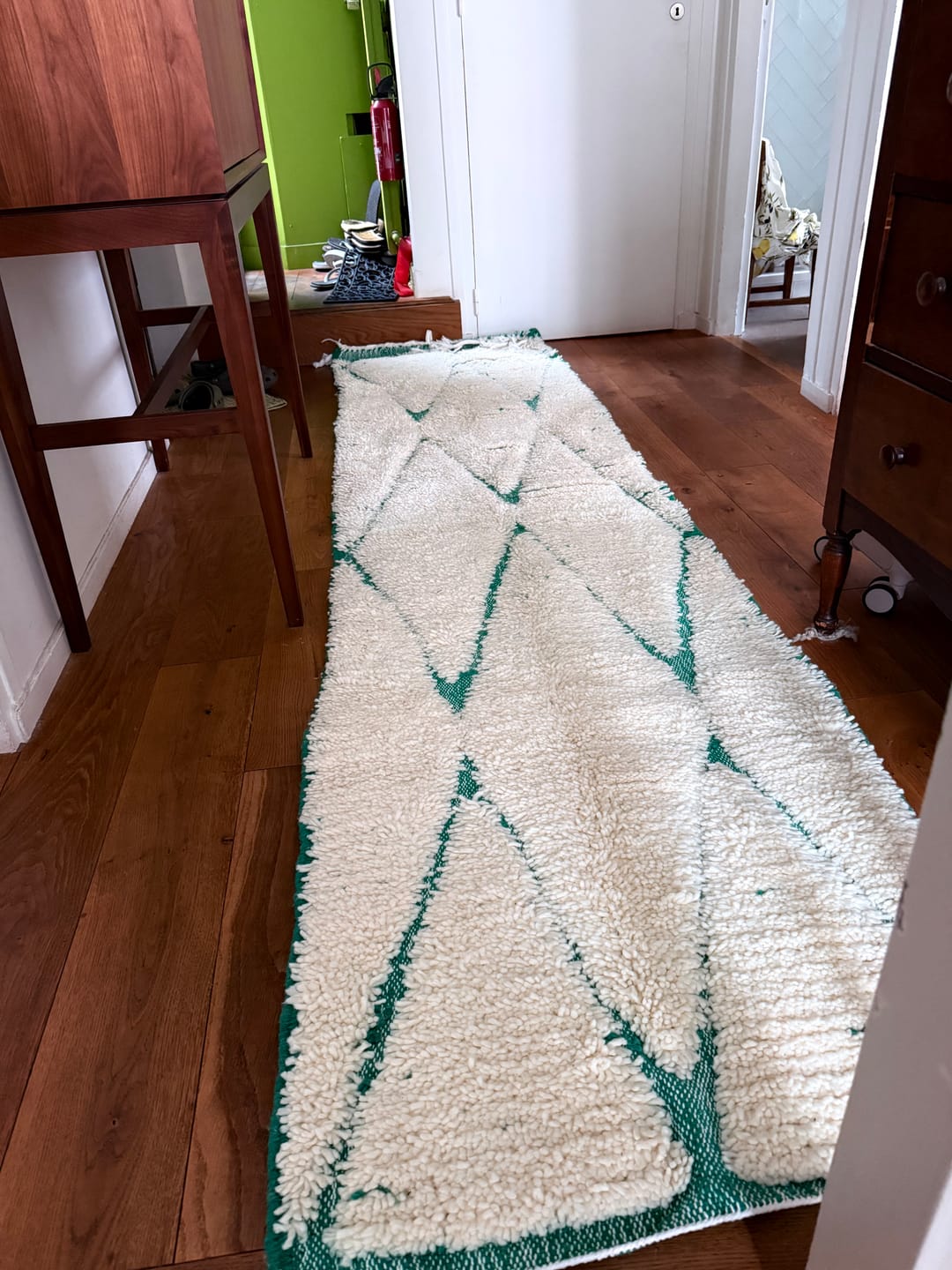 Customer photo review of Raha Tapis Beni Ouarain 293×76 cm