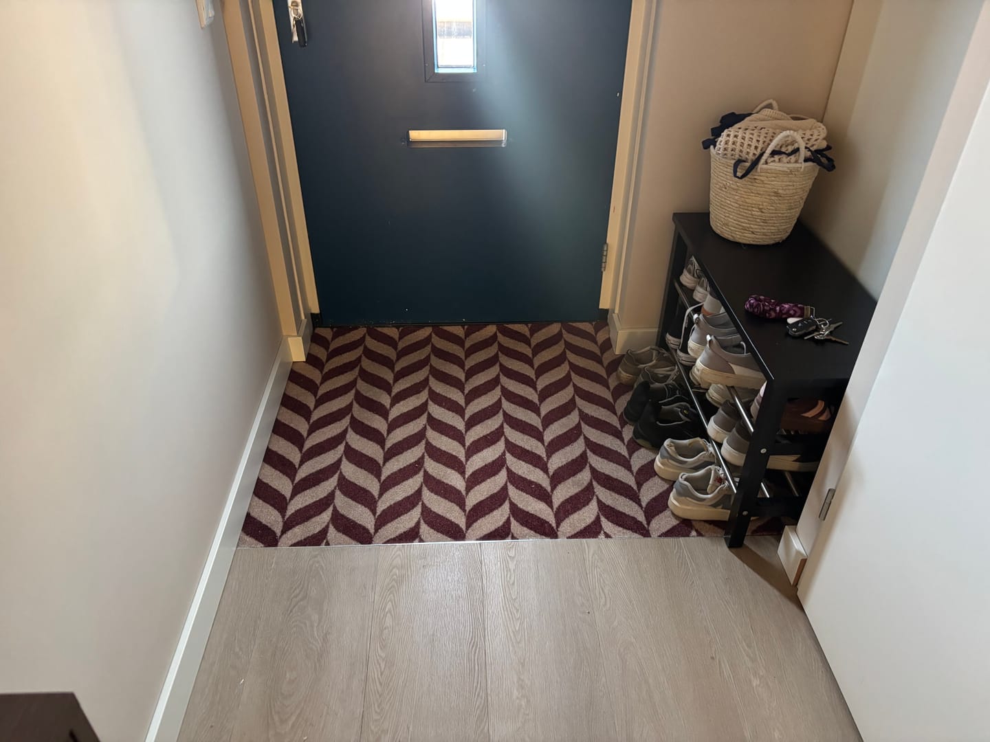 Customer photo review of Waves - Custom Size (Moccha)