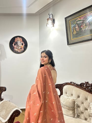 Customer photo review of Mastaani Autumn Dust Lehenga Set