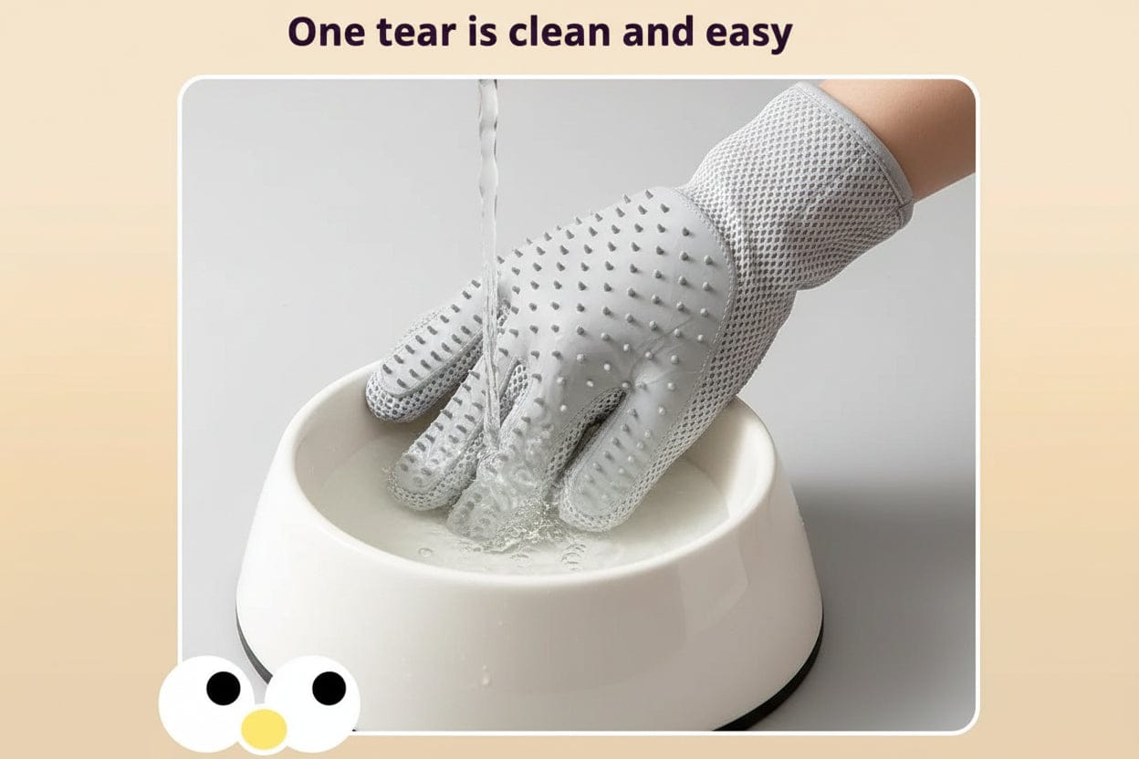 Customer photo review of De-Shedding Glove