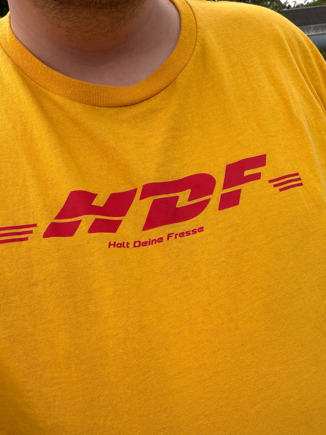 Customer photo review of HDF T-Shirt