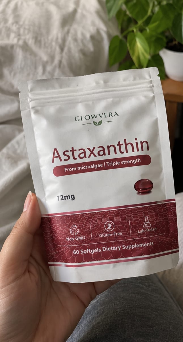 Customer photo review of Cápsulas Blandas de Astaxantina Rovina