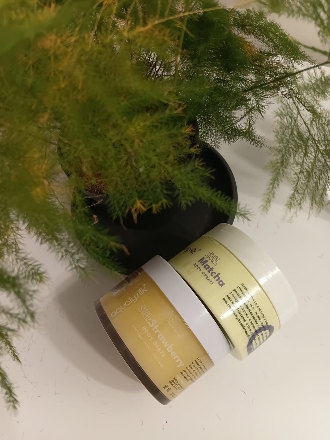 Customer photo review of SilkMatcha - Body Cream