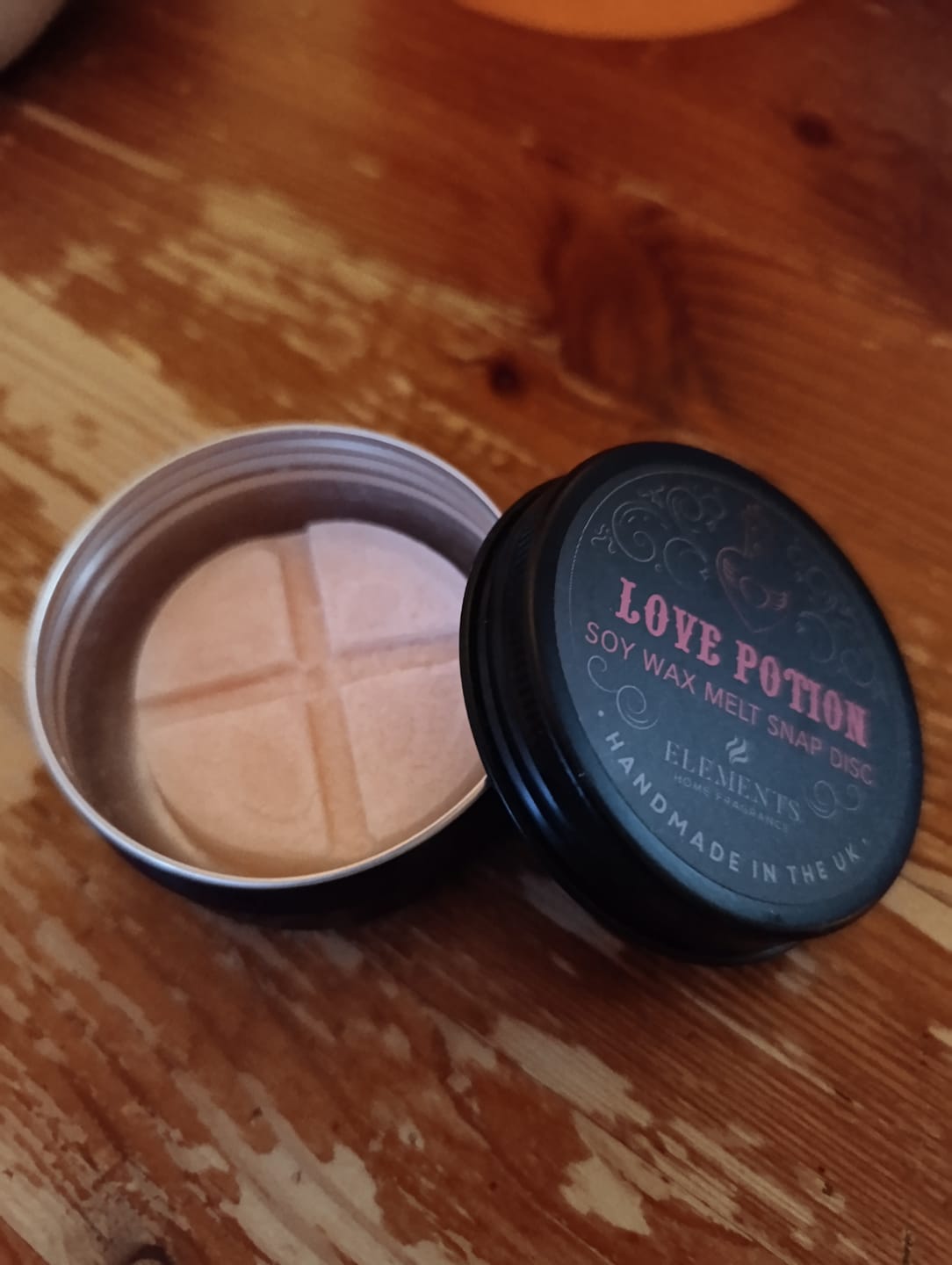 Customer photo review of Love Potion Duftwachs