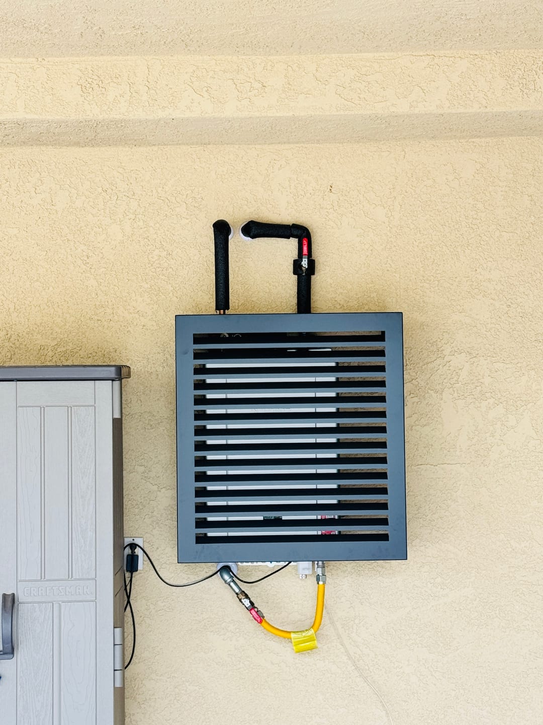 Customer photo review of Tankless Water Heater Cover