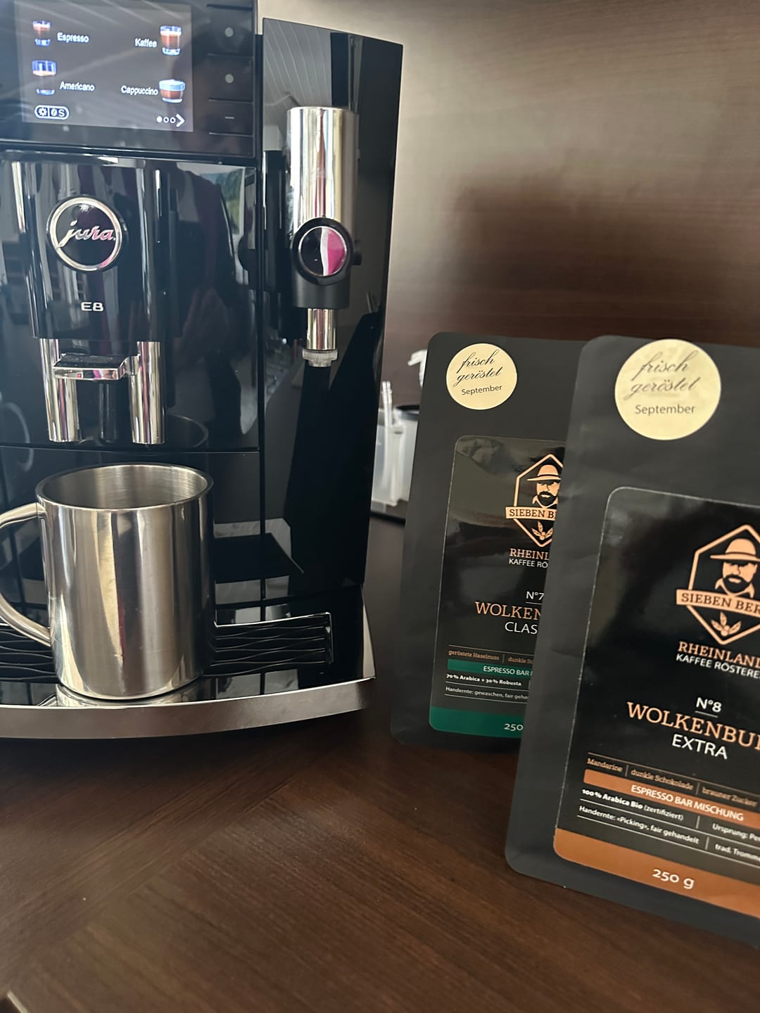 Customer photo review of Entdecke vier einzigartige Röstungen – Espresso Probierpaket 4x 250g