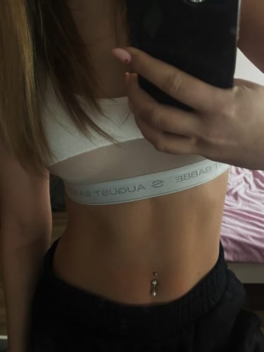 Customer photo review of Sabbe Bralette & Thong Set, White