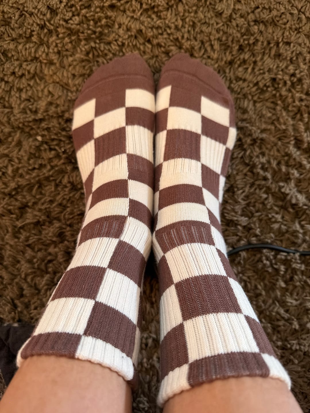 Customer photo review of Grip Checkered - Chocolate