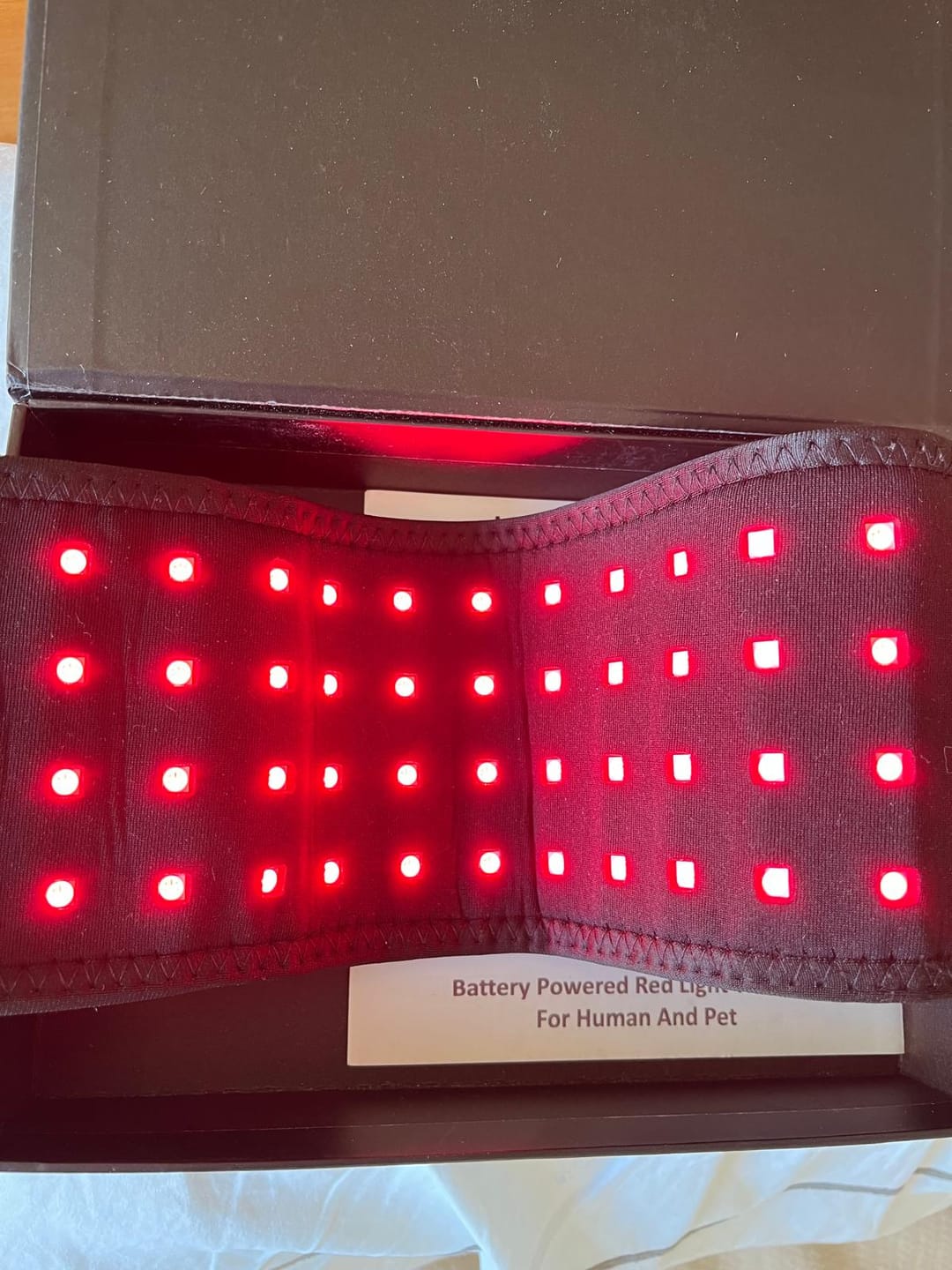 Customer photo review of Aliviura™ Red Light Therapy Hand & Wrist Wrap