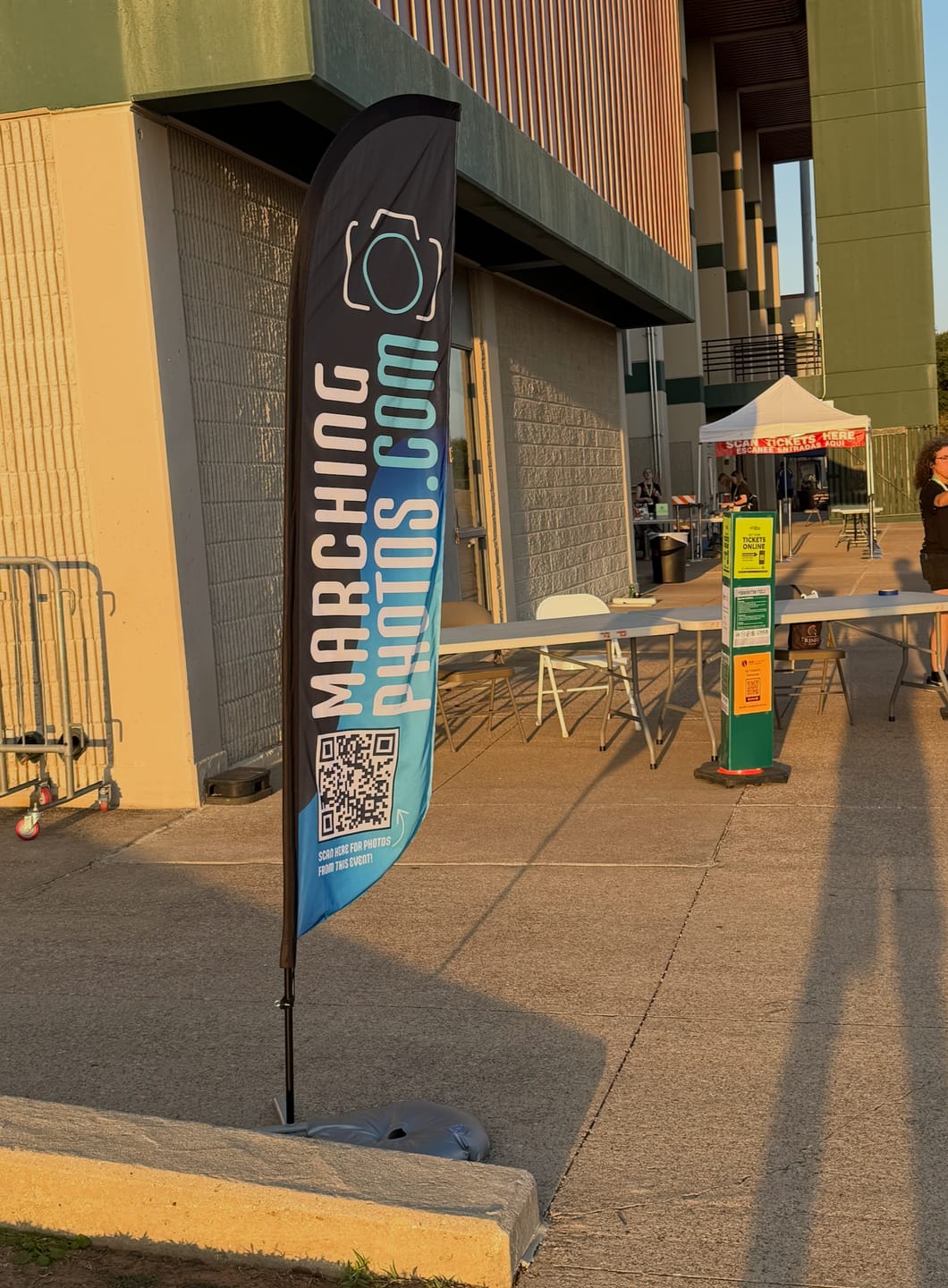 Customer photo review of ABCCANOPY Custom Double Sided Teardrop Feather Flag Advertising 8FT/10FT/12FT (1 Flag)