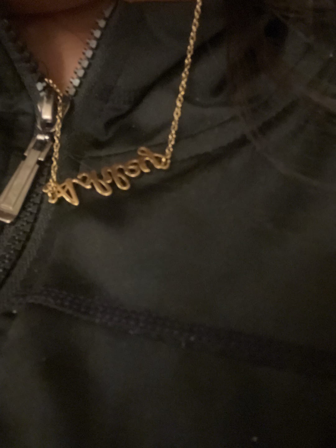 Customer photo review of Custom Name Necklace