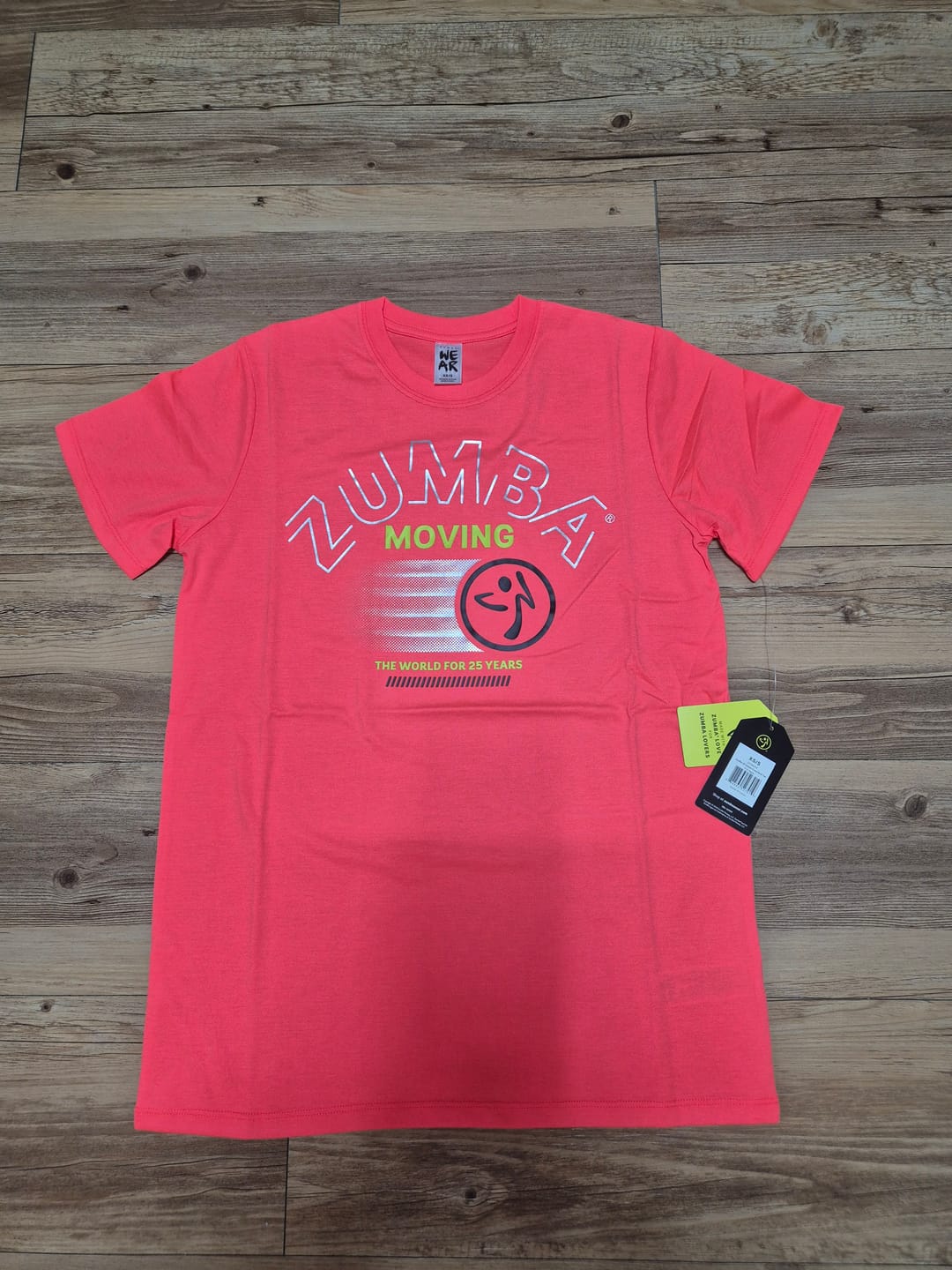 Customer photo review of Zumba 25 Unisex Crew Neck Tee