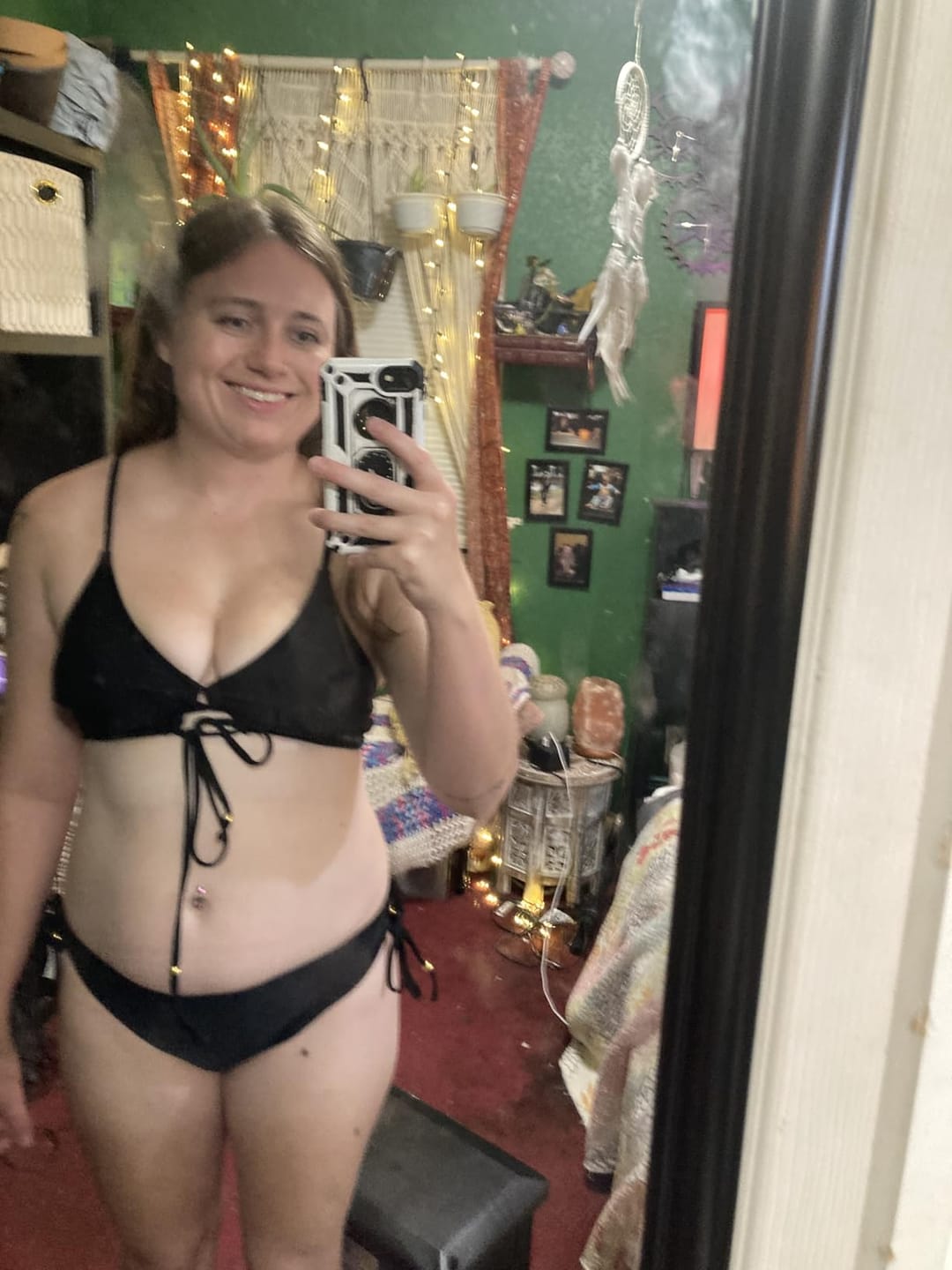 Customer photo review of Emoswim - Womens Bikini Sets Two Piece Swimsuit 2026 Curvy Cutout String Bathing Suit