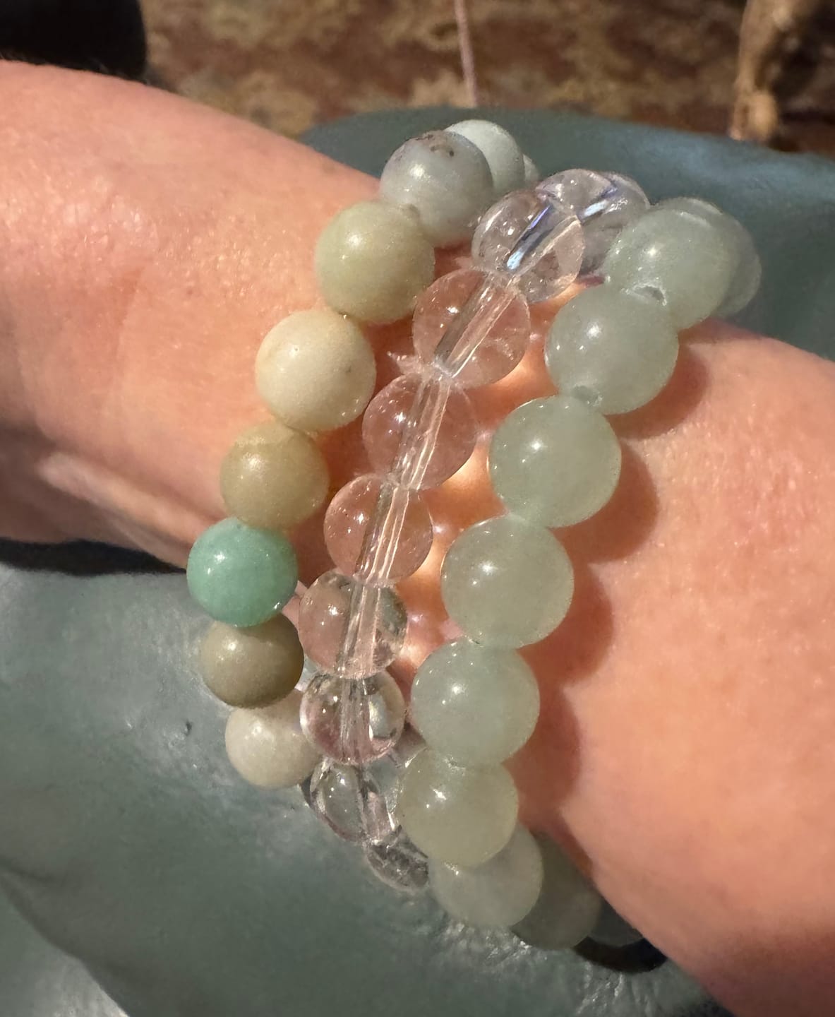 Customer photo review of Multi-Amazonite Bracelet