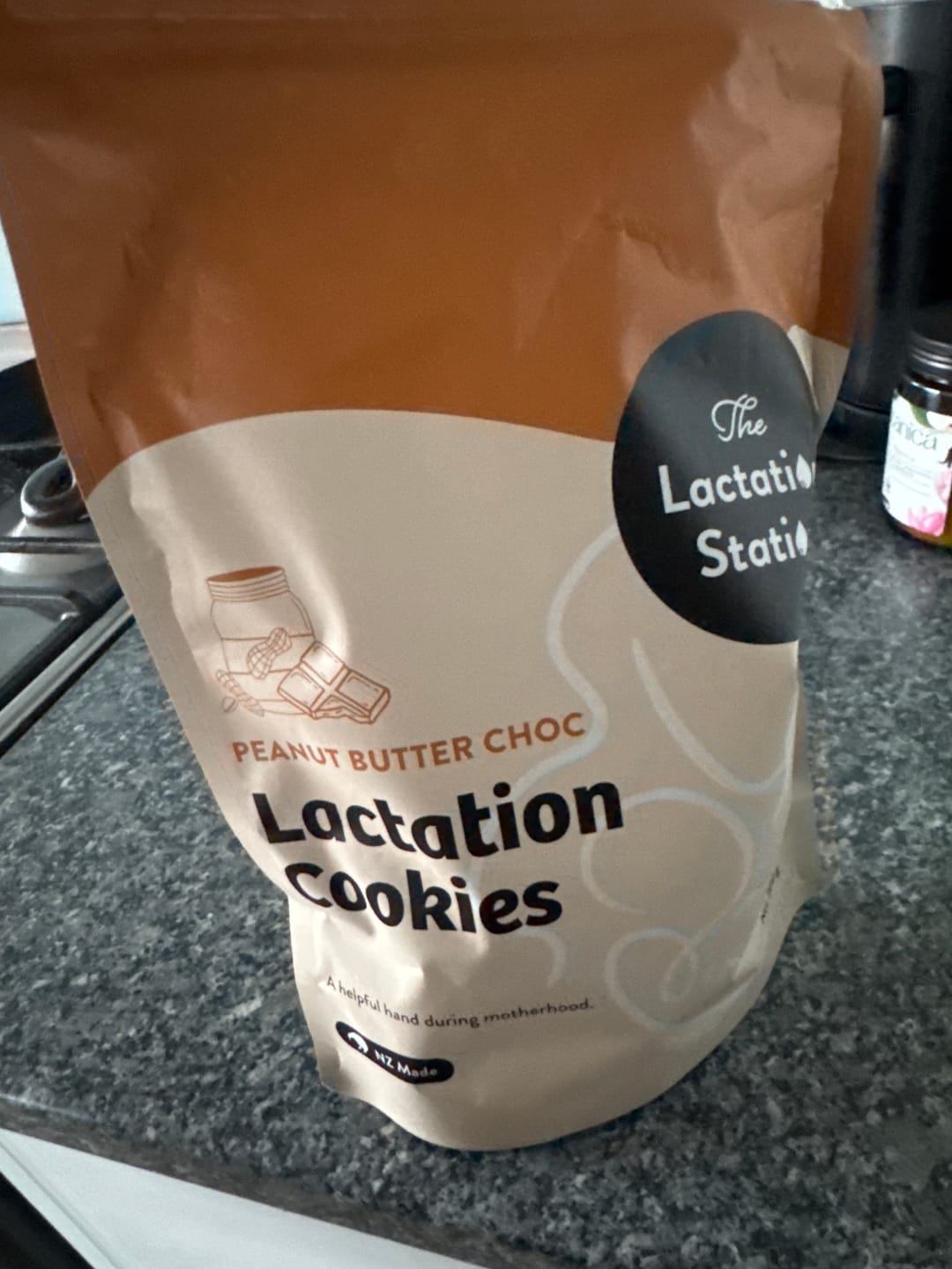 Customer photo review of Salted Caramel Lactation Cookies