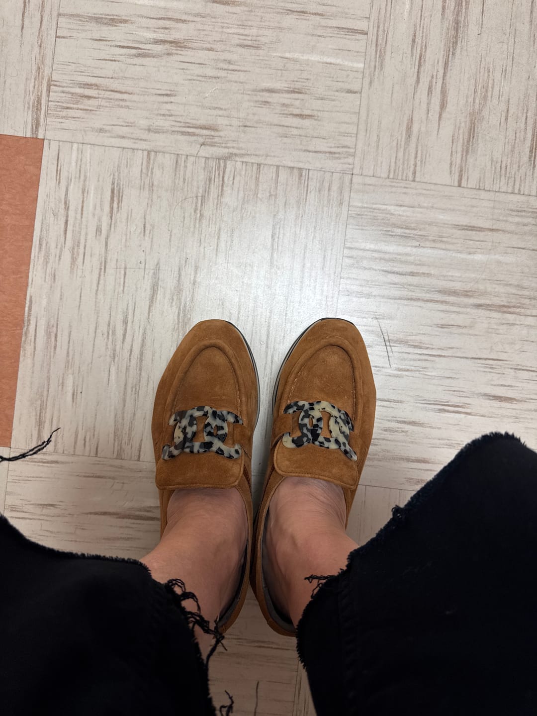 Customer photo review of Softwaves - Carine Caramel Velour FINAL SALE