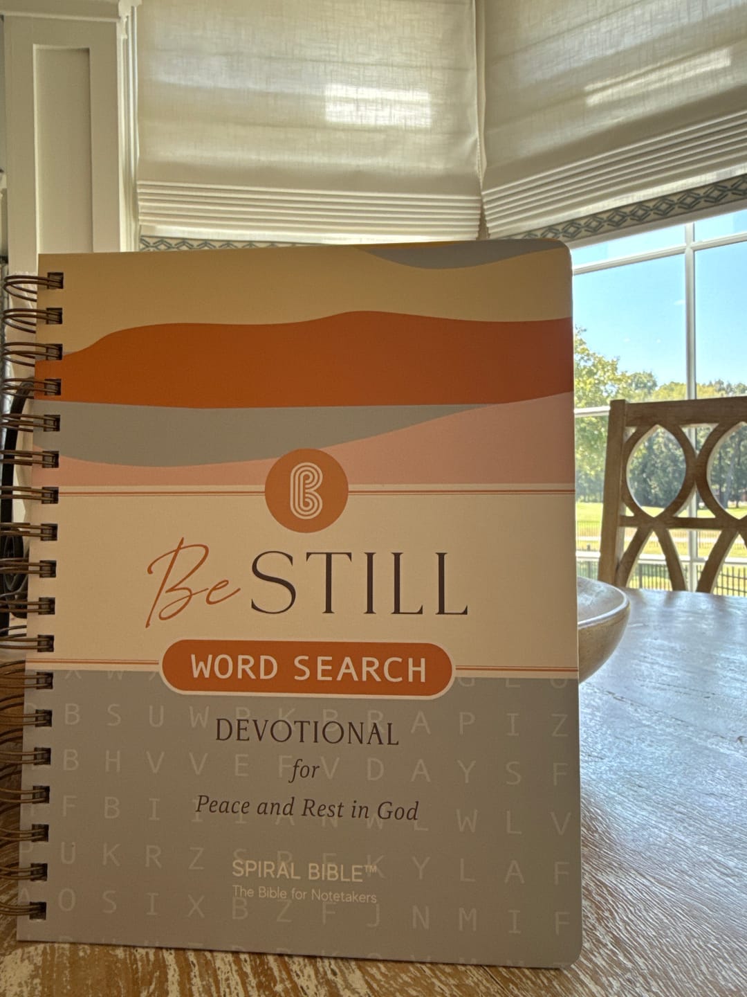 Customer photo review of Be Still: Word Search Devotional for Peace & Rest in God