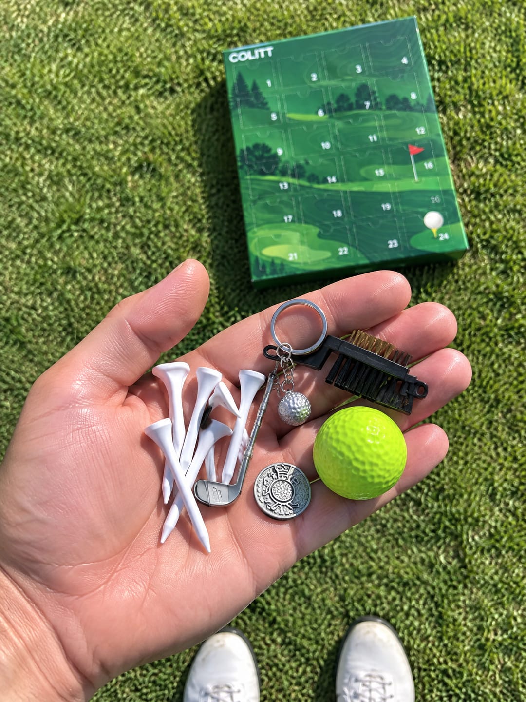 Customer photo review of Golf Advent Calendar