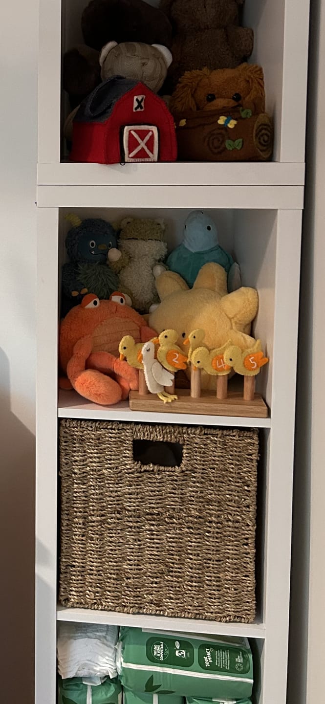 Customer photo review of Finger Puppet Stand (5 rods) Made in Australia