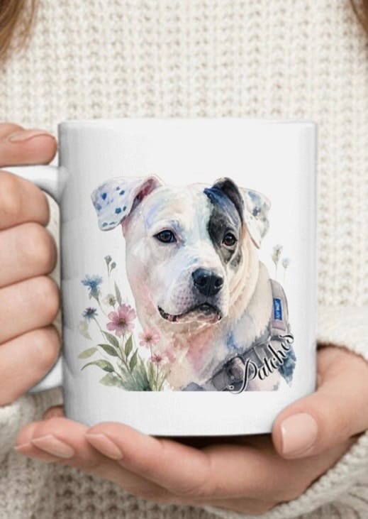 Customer photo review of Watercolor - Personalized Mug