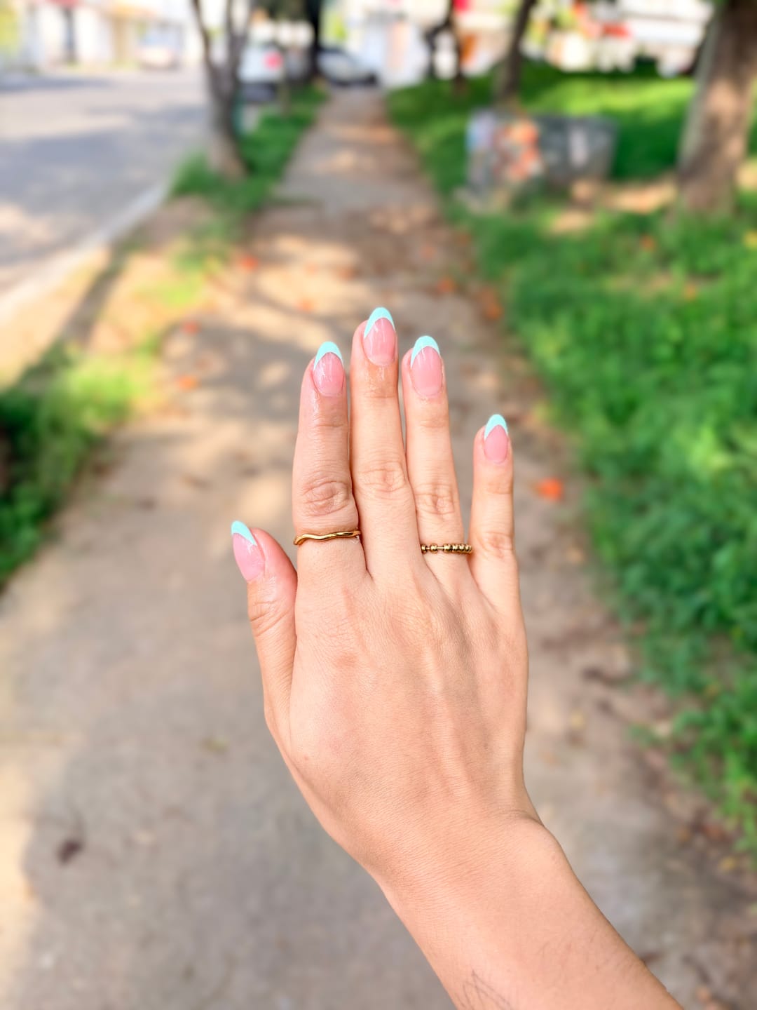 Customer photo review of Anillo Rust Mini Plata