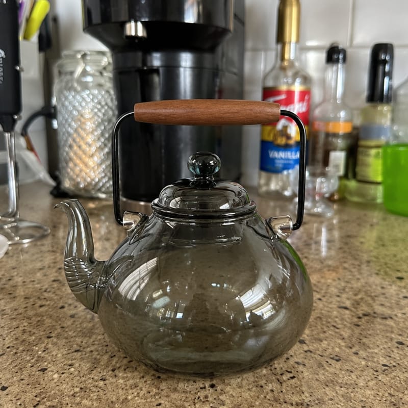 Customer photo review of Haruto Smoky Tea Kettle & Cup