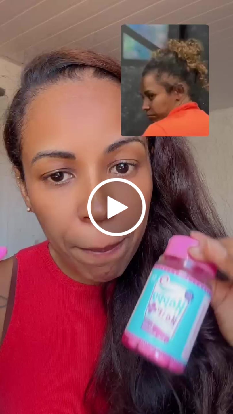 Customer video review of Happy Hair 3 Potes + 3 Potes Grátis + 1 Pote de Melatonina + 1 Pote de Colágeno (Total 8 Potes)