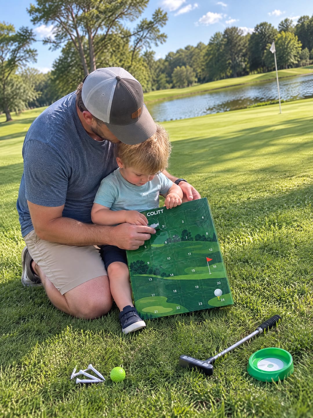Customer photo review of Golf Advent Calendar