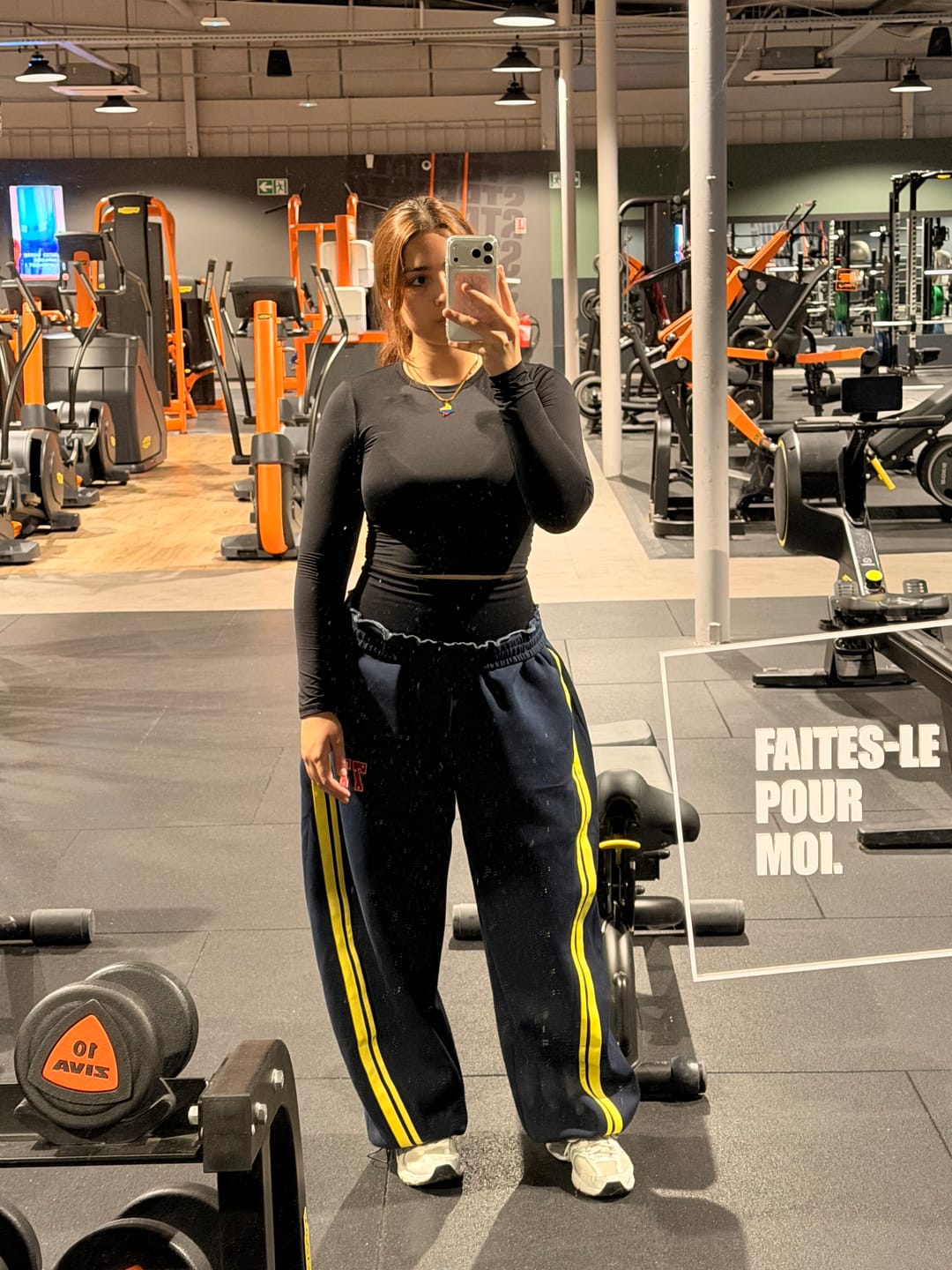 Customer photo review of Aelfric Eden Stripe Baggy Barrel Sweatpants