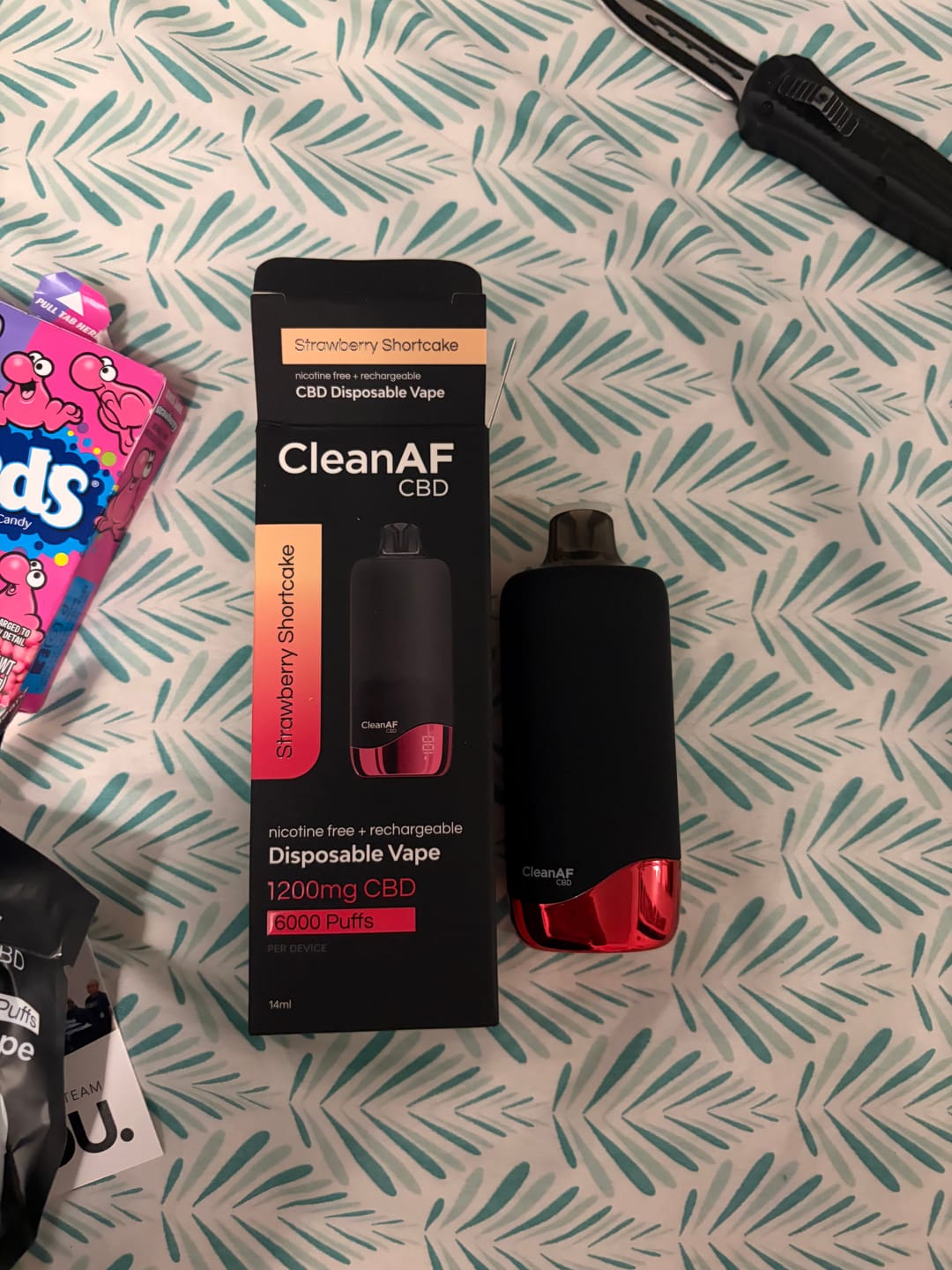 Customer photo review of Dessert Pack CBD Vape Pens - 2pc