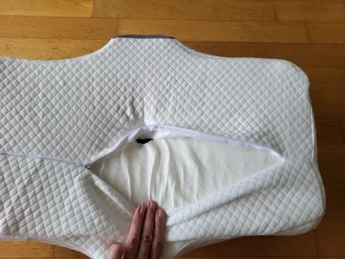Customer photo review of ORVANE Butterfly™ – 5 Zone Neck & Shoulder Pain Relief Pillow