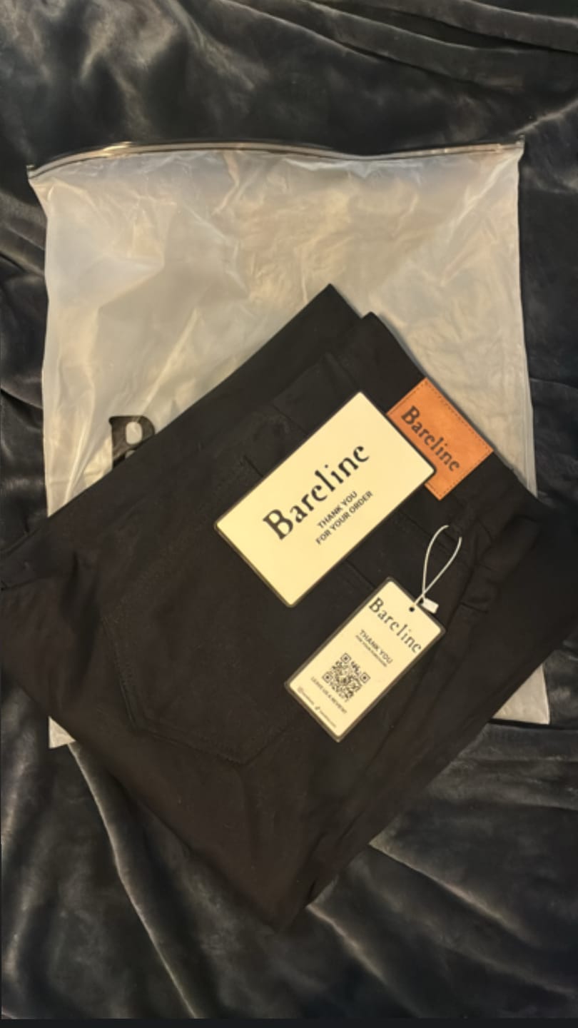 Customer photo review of Black Selvedge Denim