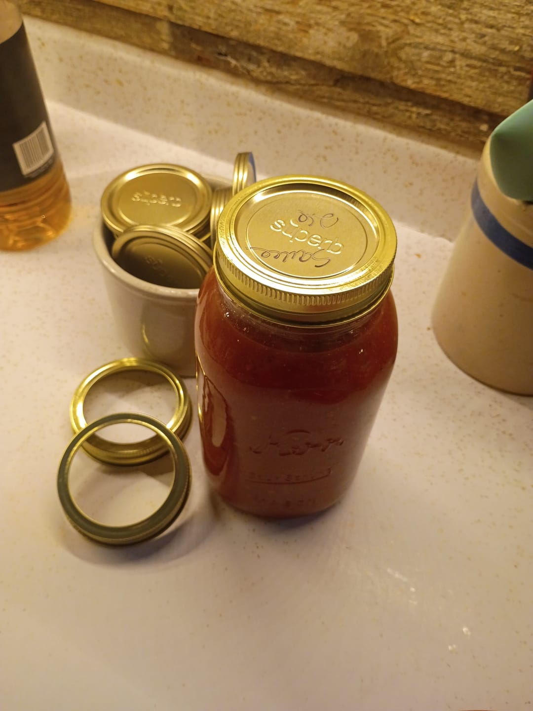 Customer photo review of Bulk Canning Bands - Regular Mouth