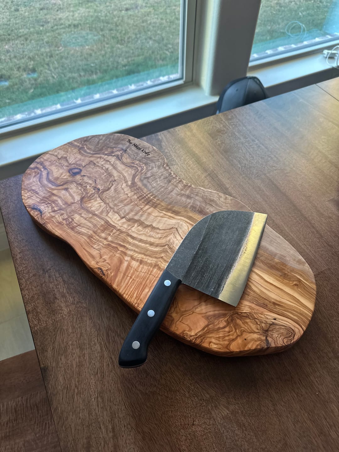 Customer photo review of The Nikos Knife™
