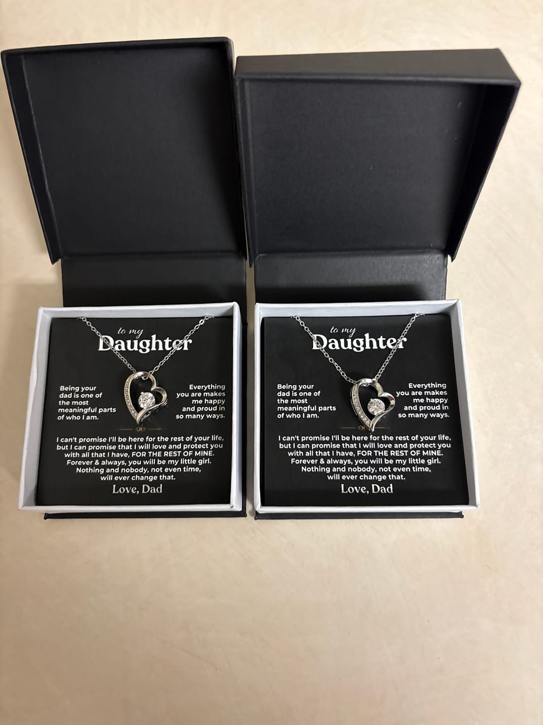 Customer photo review of To My Daughter - Being Your Dad - Beautiful Gift Set - SS622