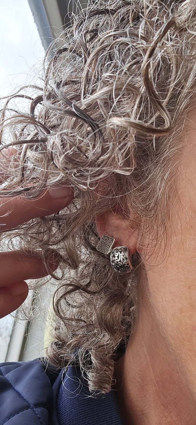 Customer photo review of Oorbellen 925 Zilver | Vintage Design | Elegant & Tijdloos