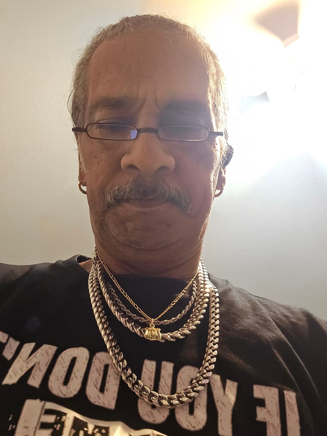Customer photo review of Iced Cuban Silver (12mm)
