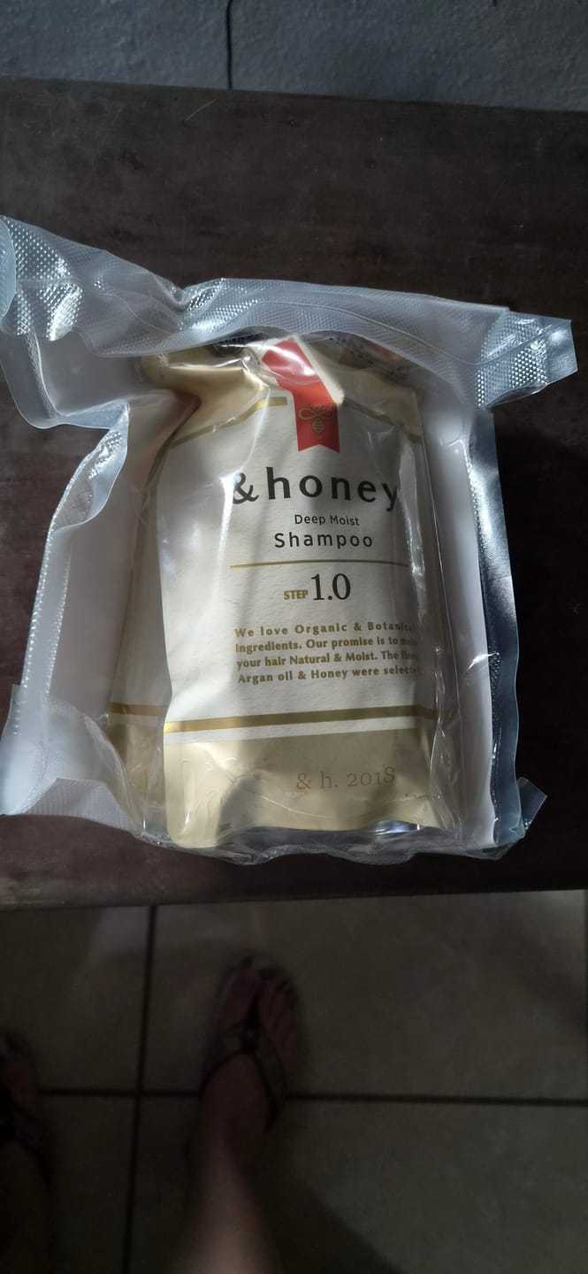 Customer photo review of & Honey Deep Moist Shampoo & Treatment Set Refill 350ml Each