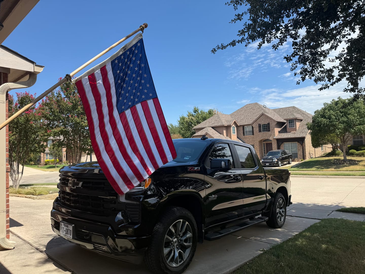 Customer photo review of 3' x 5' American Flag Set