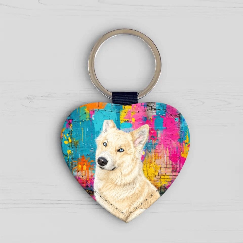 Customer photo review of Streetart - Personalised Keychain