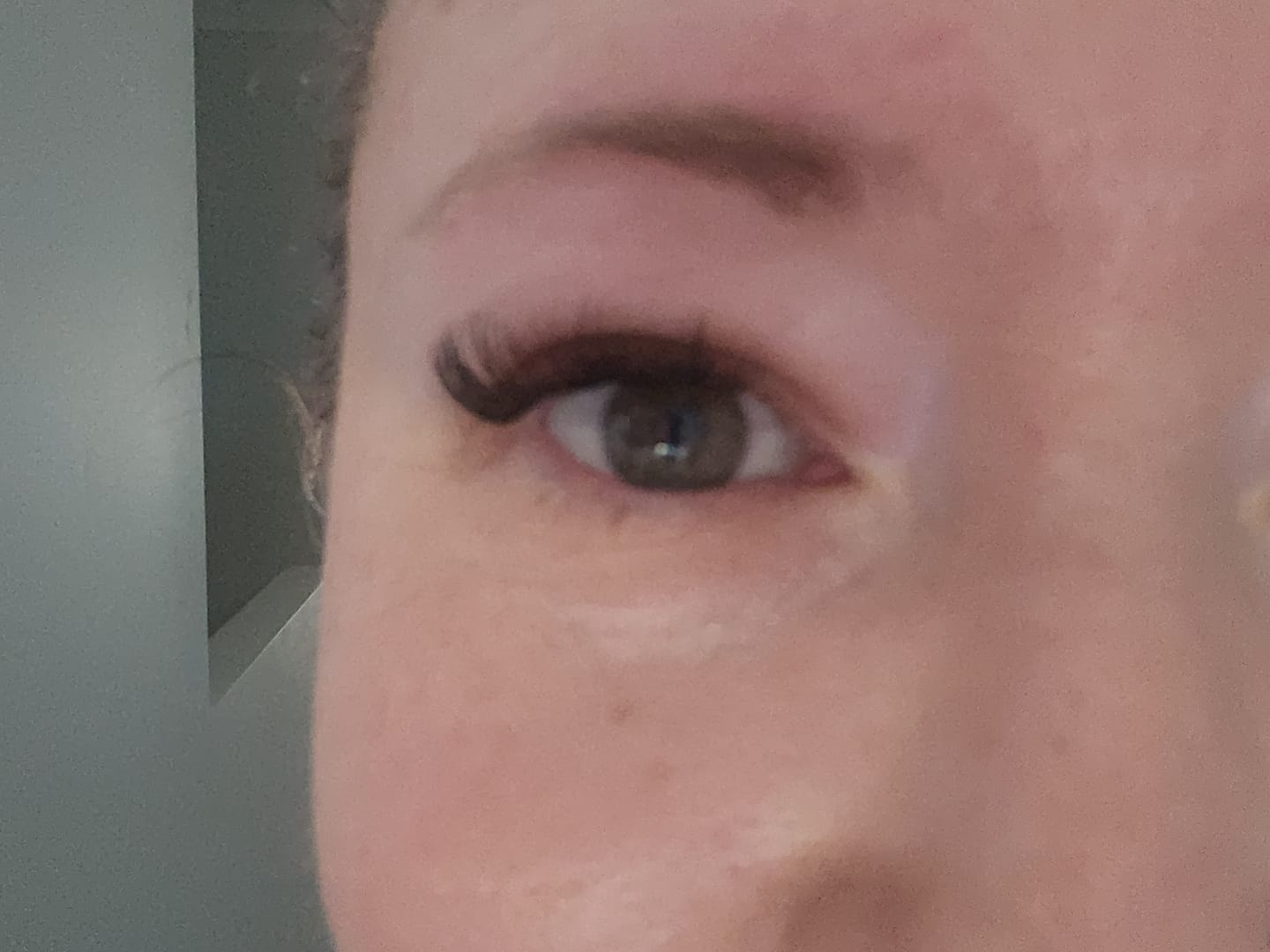 Customer photo review of Infinaluxe Customisable Lash Extensions (4 rows)