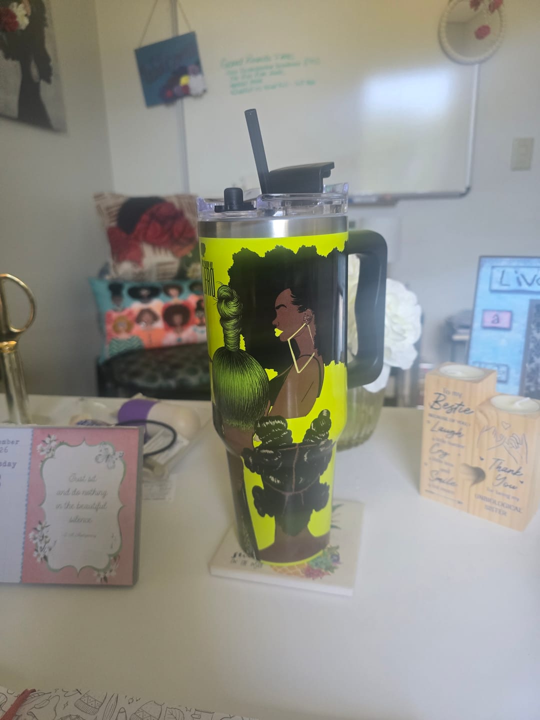 Customer photo review of Mane Mafia 40 fl oz Tumbler