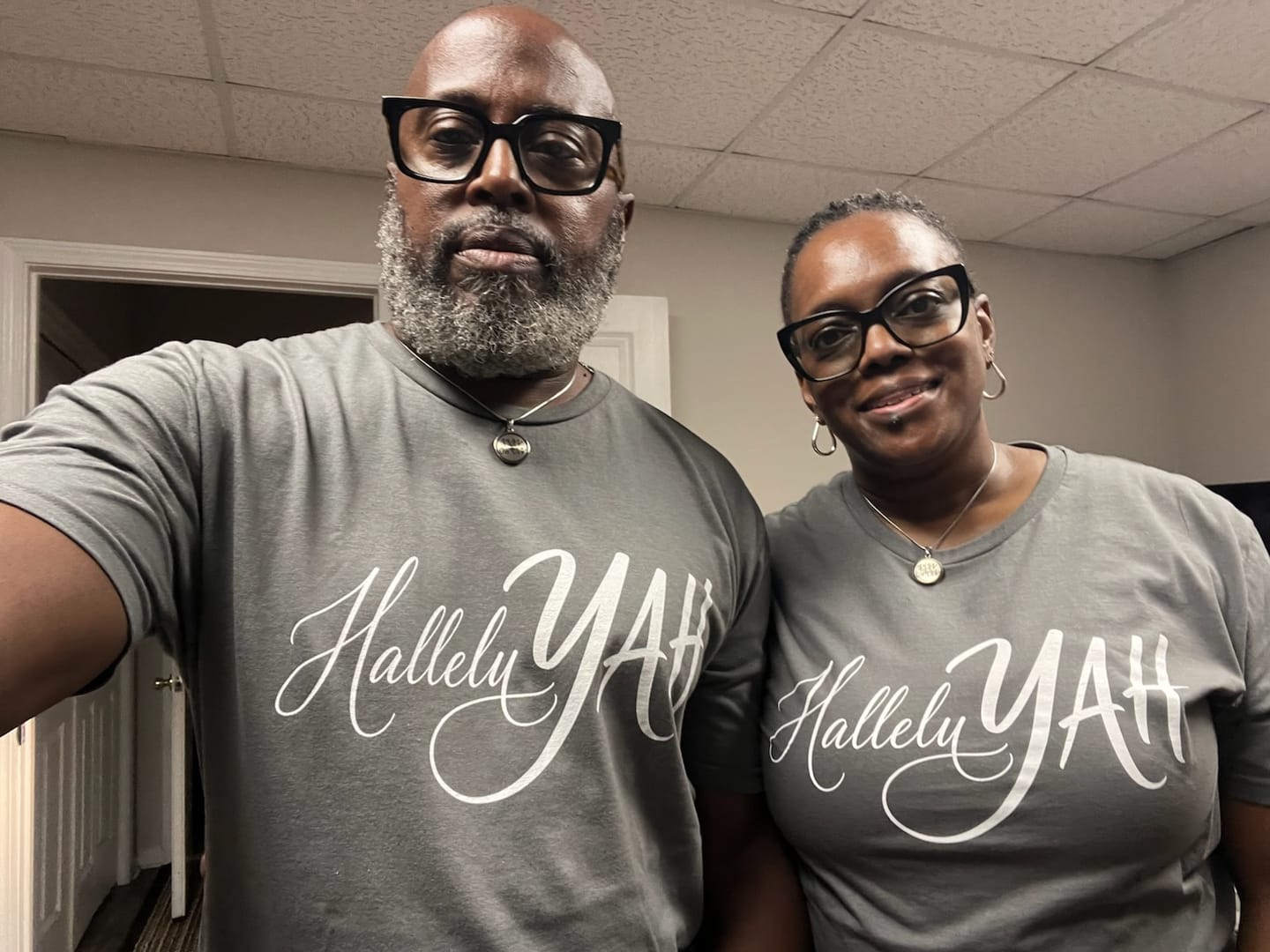 Customer photo review of HalleluYAH T-Shirt