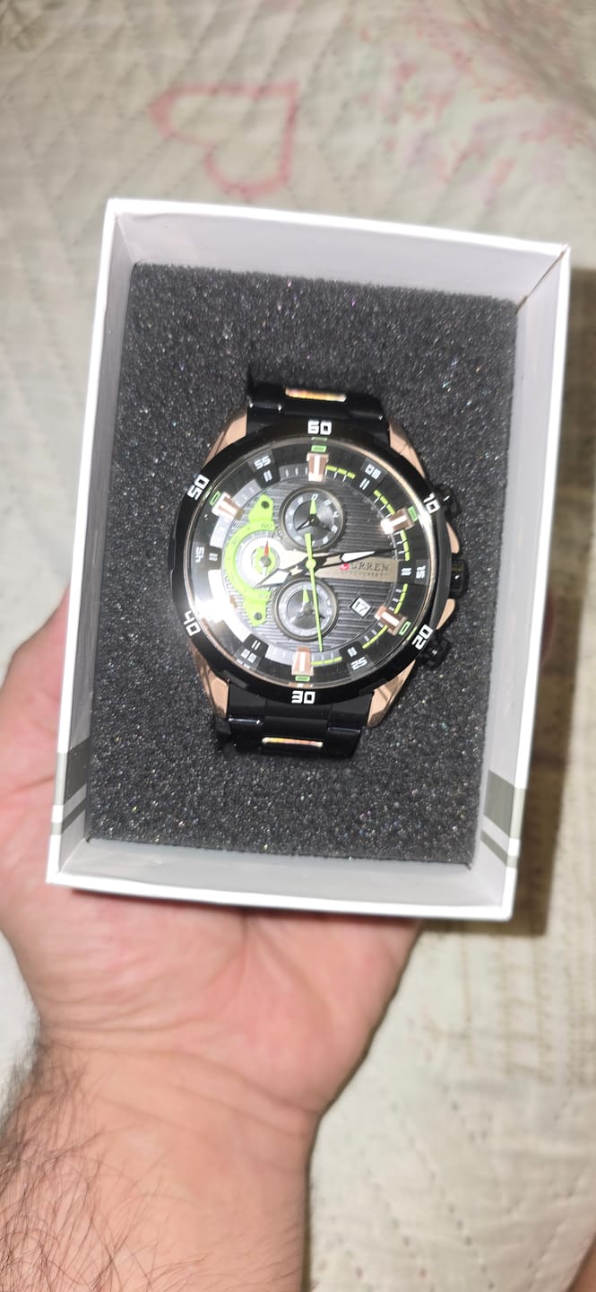 Customer photo review of Curren Madrid® orologio uomo acciaio
