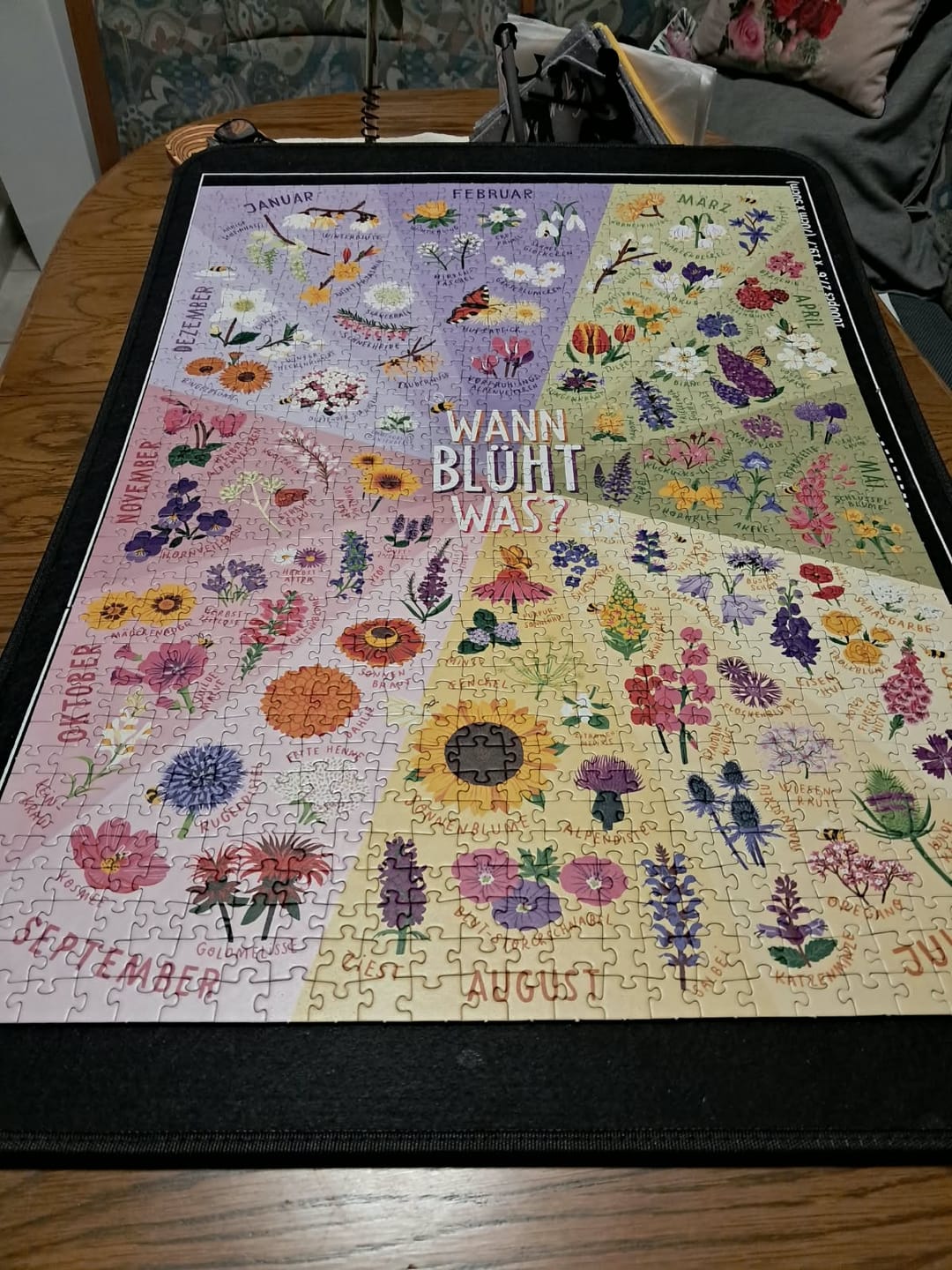 Customer photo review of Blütezeit Puzzle