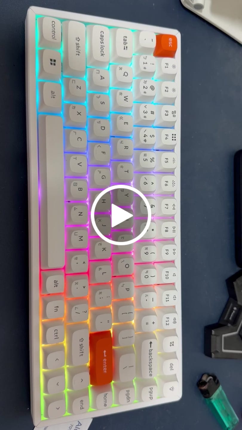 Customer video review of Keychron K2 Max QMK 無線機械式鍵盤(注音版本)