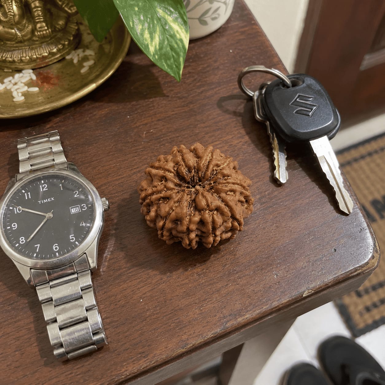 Customer photo review of 11 Mukhi Rudraksha (Nepali)