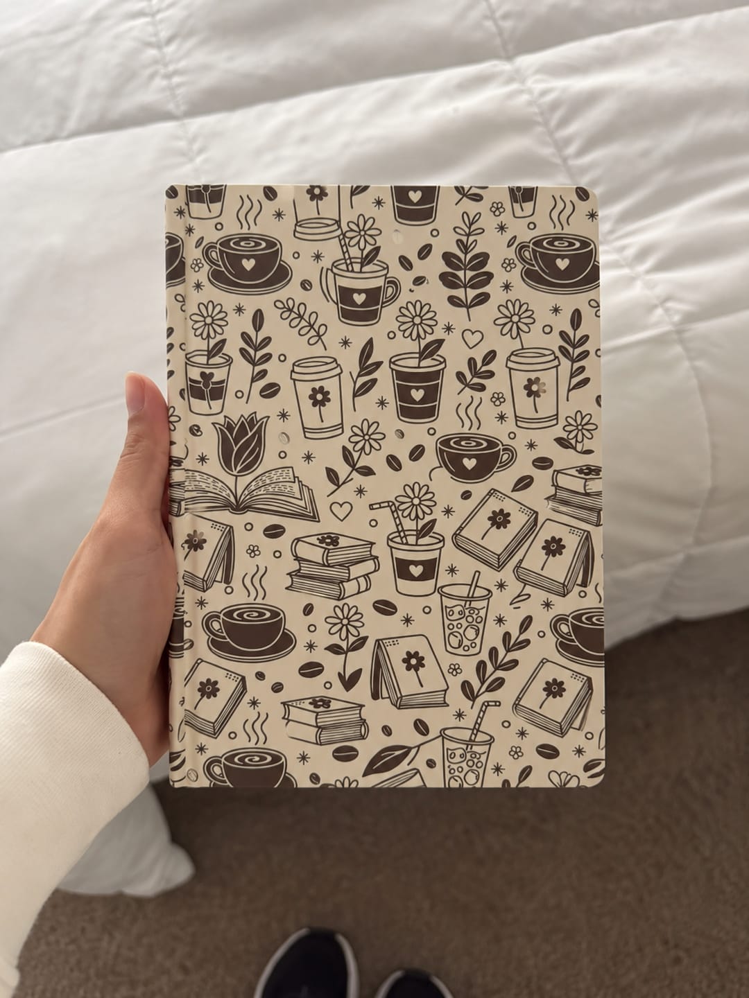 Customer photo review of Brew, Write & Release Hardcover Journal