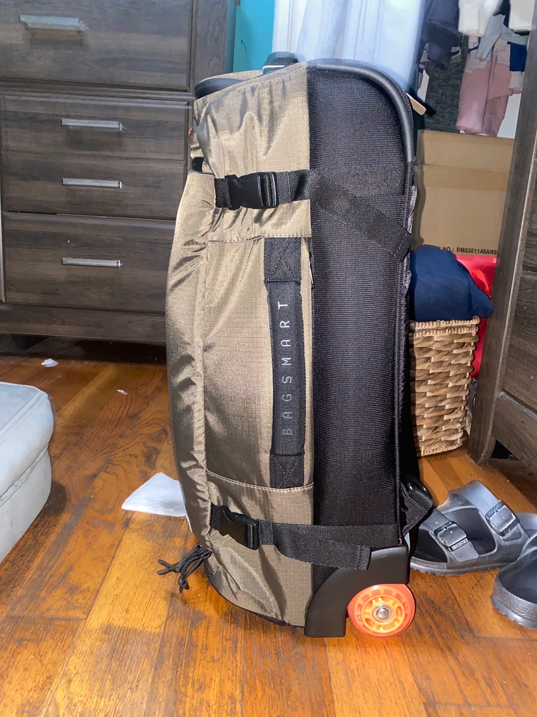 Customer photo review of Blast 43L Roller Backpack